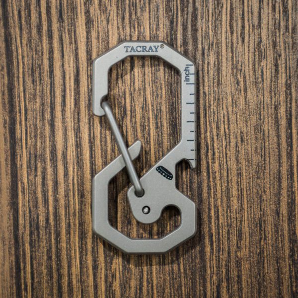 Móc Khoá Tacray Titanium Lục Giác Khui Bia
