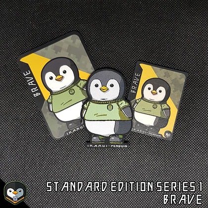 Mamu Penguin Standard Edition Series 1 Morale Patches – Brave