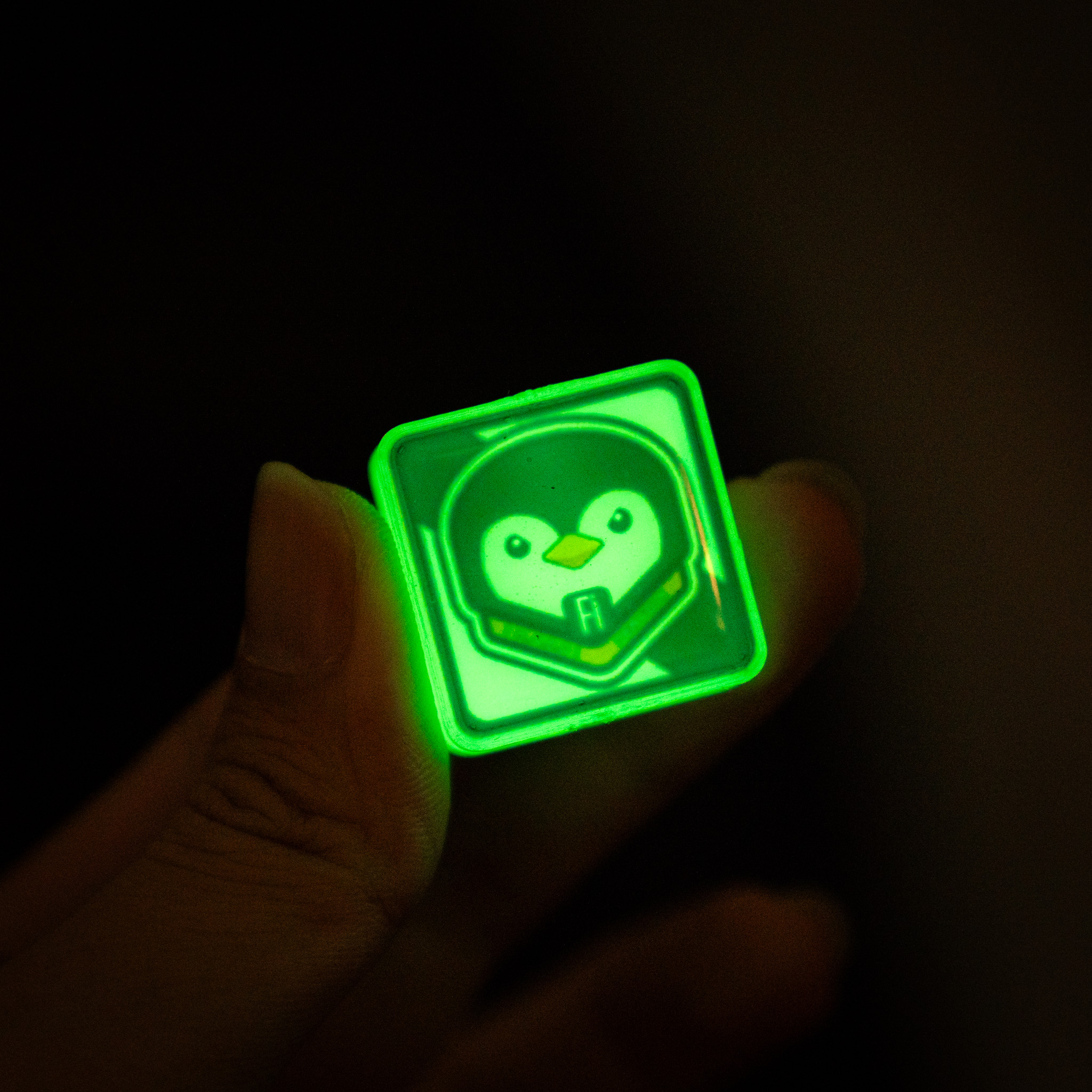 |M.A.M.U| Penguin x GSGLOWERKZ GITD Paracord BeadverFrost